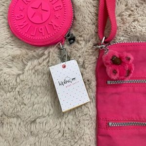 🐵 KIPLING vintage crossbody & coin purse 👛